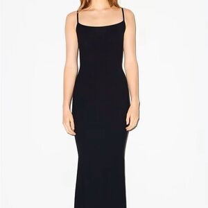 Black maxi dress